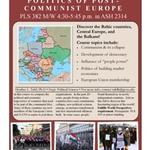 PLS 382 Politics of Post-Communist Europe